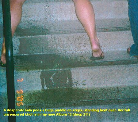 emergency piss on steps