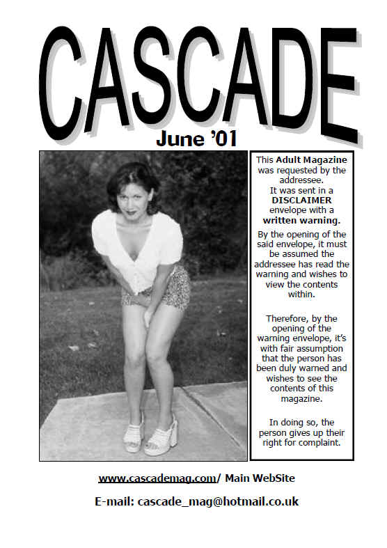 june 2001 back issue of cascade panties wetting magazine